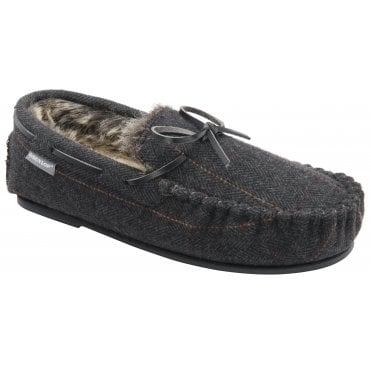 Dunlop Men's Darren Moccasin Slippers