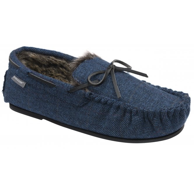Dunlop Men's Darren Moccasin Slippers