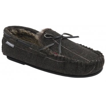 Dunlop Men's Darren Moccasin Slippers