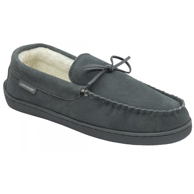 Dunlop Men's Joshua Moccasin Slippers