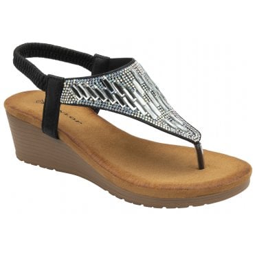 Dunlop Women's Abigail Wedge Sandals