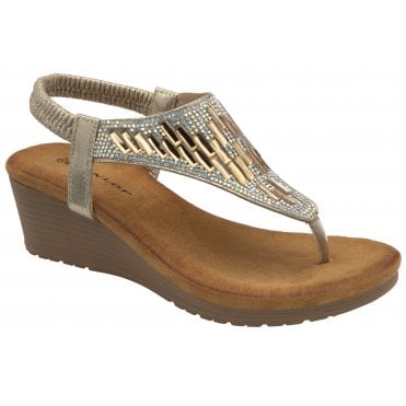 Dunlop Women's Abigail Wedge Sandals