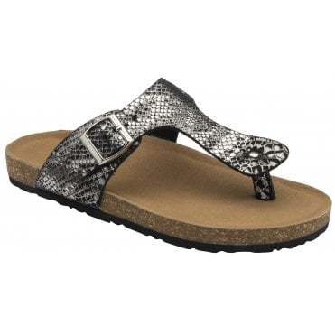 Dunlop Women's Bindi Toe-Post Sandals