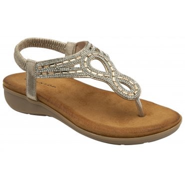 Dunlop Women's Tori Toe-Post Sandals